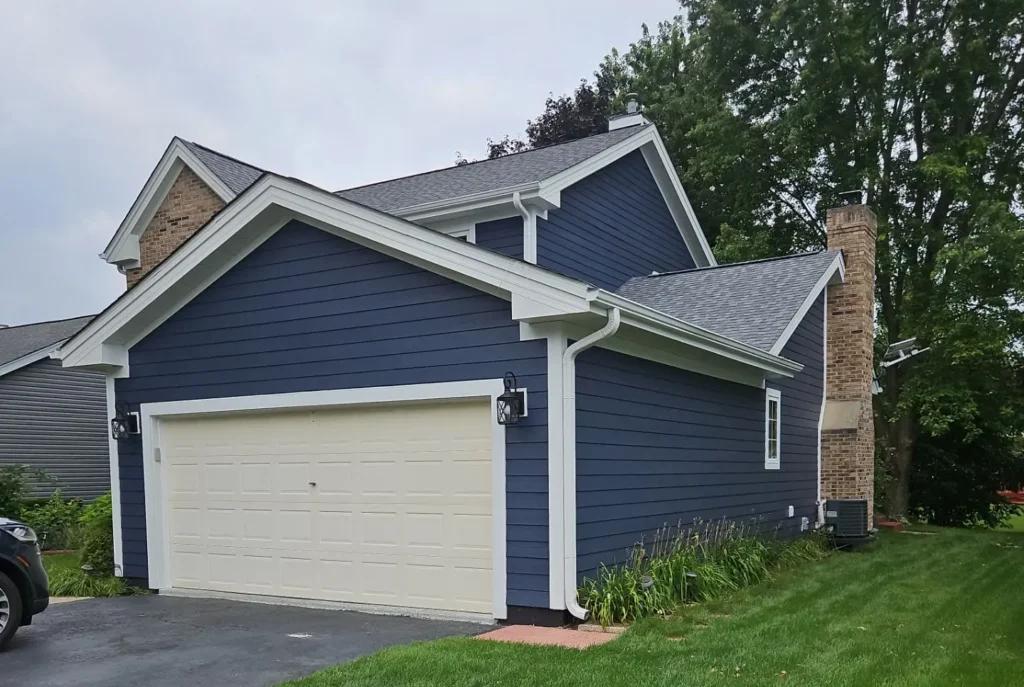 James Hardie fiber cement siding on a Chicago-area home