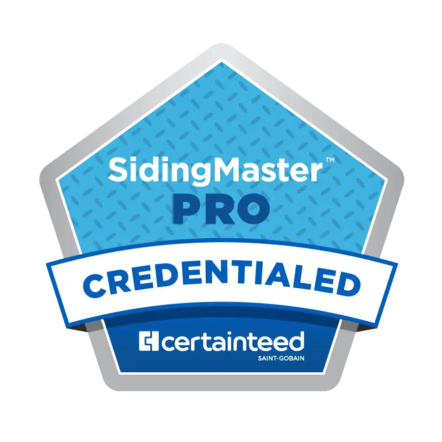 CertainTeed SidingMaster PRO certified siding contractor