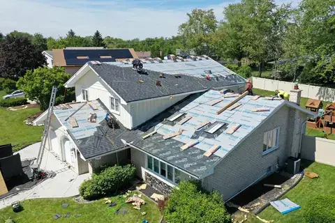 Roof replacement project completed by Horizon Restoration in Orland Park