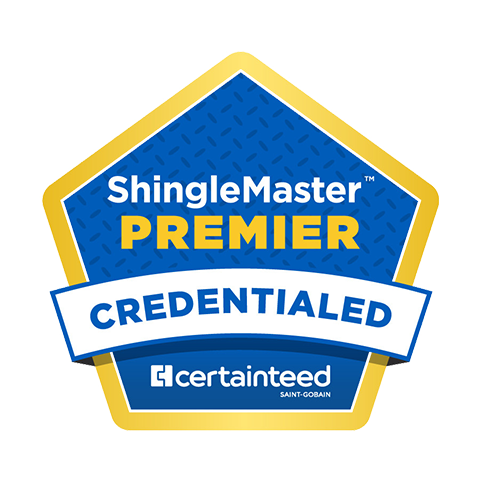 CertainTeed ShingleMaster PREMIER certified roofing contractor