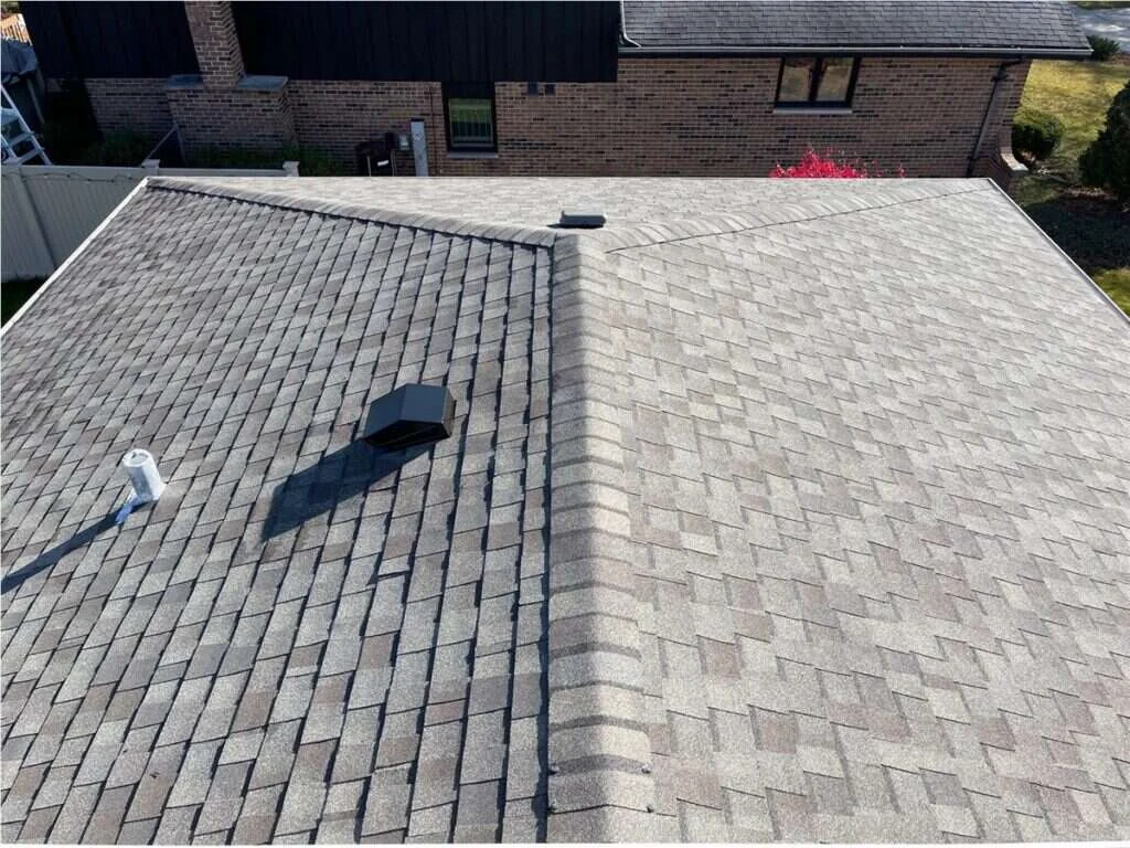 Roofing and gutter project on 174th Street in Tinley Park, IL