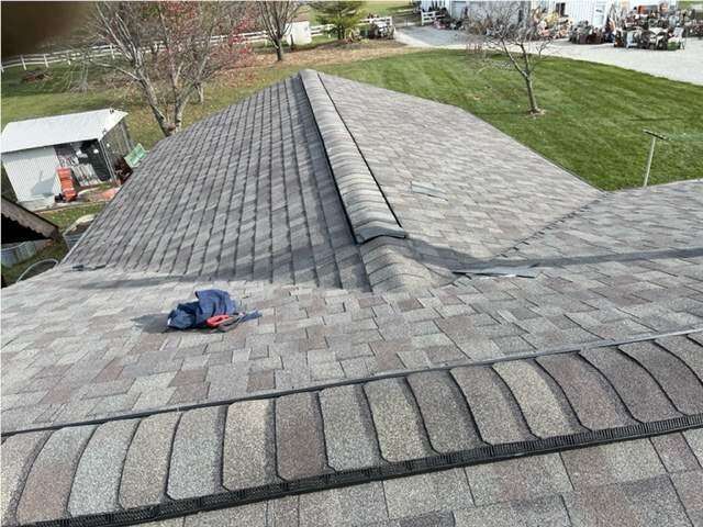 Roofing and gutter project on South Center Road in Frankfort, IL